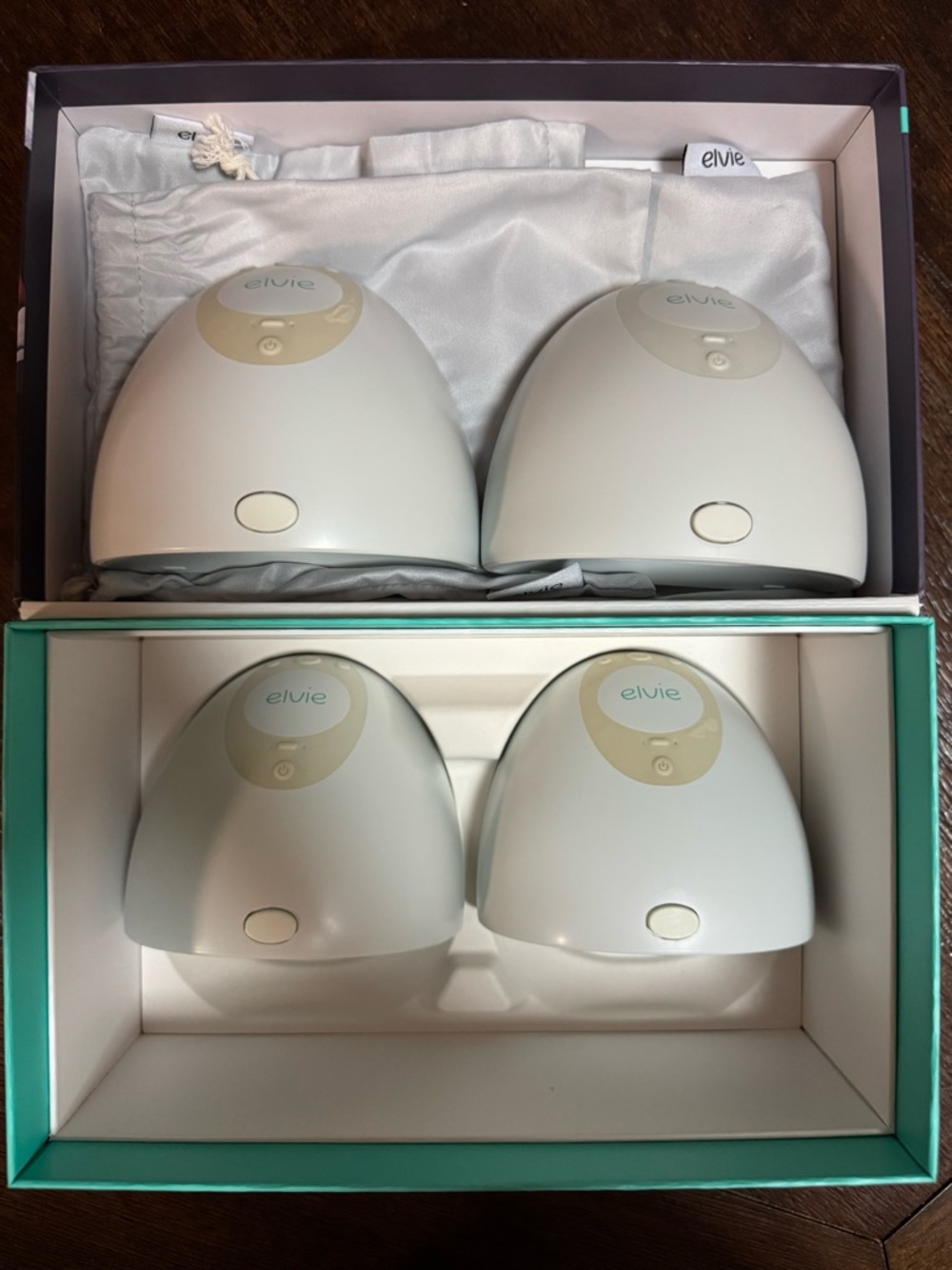 Elvie Hands-Free Wearable Breast Pump Bundle of Four